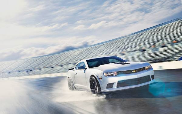 Photograph Simon Stock Chevy Camarro Race Track 2 on One Eyeland